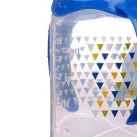 Бутылочка для кормления с ручками «Моя первая бутылочка», классическое горло, 150 мл., от 0 мес., цвет синий Бутылочка для кормления с ручками «Моя первая бутылочка», классическое горло, 150 мл., от 0 мес., цвет синий