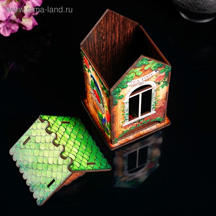 Чайный домик "Время чая", 9,8&times;9,8&times;17,4 см