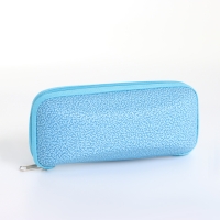 Футляр для очков на молнии, длина 16 см, цвет голубой Футляр для очков на молнии, длина 16 см, цвет голубой