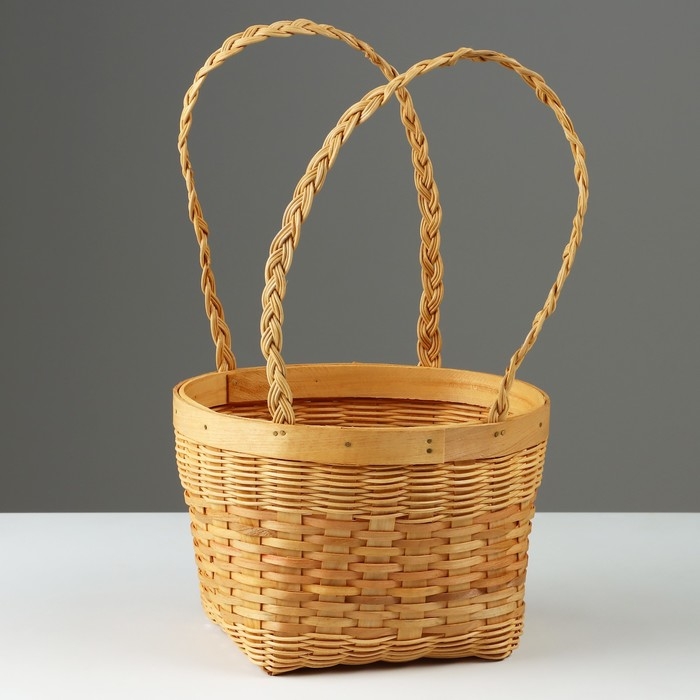 Корзина плетеная, 22 x 15/34 см, секвойя Корзина плетеная, 22 x 15/34 см, секвойя