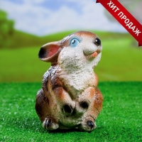 Садовая фигура "Заяц веселый" 14х10х16см Садовая фигура "Заяц веселый" 14х10х16см