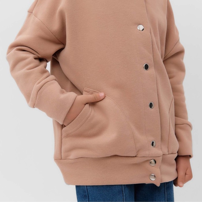 Бомбер детский MINAKU цвет бежевый, рост 104 см Бомбер детский MINAKU цвет бежевый, рост 104 см