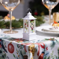 Светодиодная фигура «Белый фонарь с щелкунчиком» 5 × 12 × 5 см, пластик, батарейки AG13х3 (в комплекте), свечение тёплое белое Светодиодная фигура «Белый фонарь с щелкунчиком» 5 × 12 × 5 см, пластик, батарейки AG13х3 (в комплекте), свечение тёплое белое