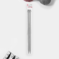 Спицы для вязания, прямые, с тефлоновым покрытием, d = 8 мм, 35 см, 2 шт Спицы для вязания, прямые, с тефлоновым покрытием, d = 8 мм, 35 см, 2 шт