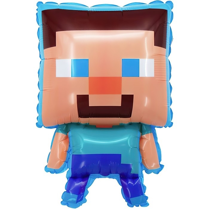 Шар фольгированный 26" &laquo;Пиксельный герой&raquo;