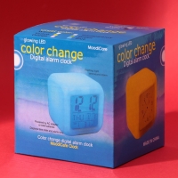 Часы будильник электронные &laquo;№1&raquo;, мод.22, 7,8 х 7,8 см.