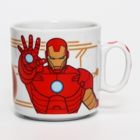 Набор посуды из керамики, 3 предмета: тарелка Ø 16,5 см, миска Ø 14 см, кружка 200 мл, "Мстители", Марвел Набор посуды из керамики, 3 предмета: тарелка Ø 16,5 см, миска Ø 14 см, кружка 200 мл, "Мстители", Марвел