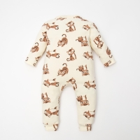 Комбинезон в набивку Крошка Я "Тигруля", рост 80-86 см, бежевый