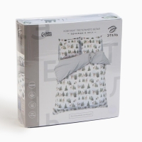 Постельное бельё &laquo;Этель&raquo; 1.5 сп &laquo;Однажды в лесу&raquo; 143х215 см,150х214 см, 70х70 см 2 шт, поплин