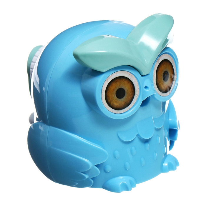 Точилка механическая с контейнером Сова Синяя Точилка механическая с контейнером Сова Синяя