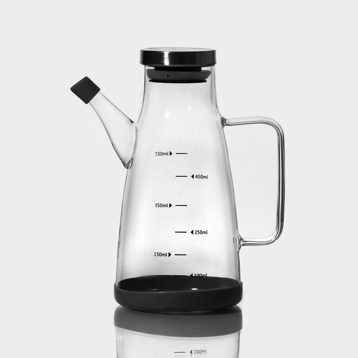 Бутылка стеклянная для соуса и масла &laquo;Мадлен&raquo;, 550 мл, 9,6&times;16&times;19,3 см