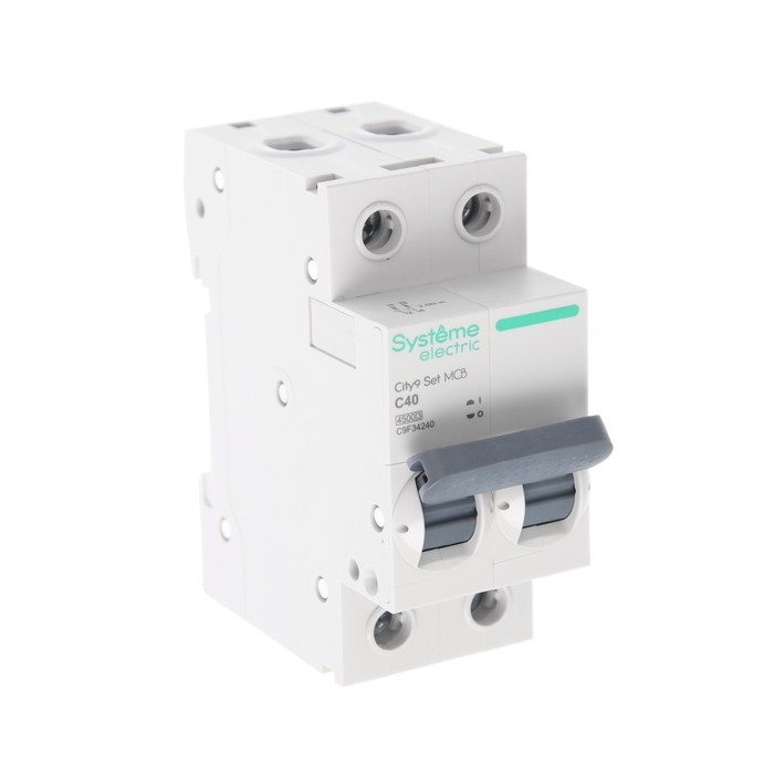 Автоматический выключатель SE City9 Set, С, 40 А, 2P, 4.5 kA, 230 В Автоматический выключатель SE City9 Set, С, 40 А, 2P, 4.5 kA, 230 В