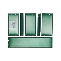 Клумба оцинкованная &laquo;Трапеция&raquo;, d = 60 см, высота бортика 15 см, зелёная Greengo