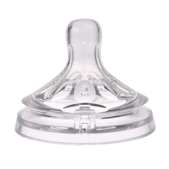 Соска на бутылочку, антиколиковая, от 3 мес., M&B Natural, широкое горло, средний поток, &Oslash;50 мм.