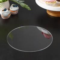 Подложка акриловая, d=26 см, h=0,3 см, цвет прозрачный Подложка акриловая, d=26 см, h=0,3 см, цвет прозрачный