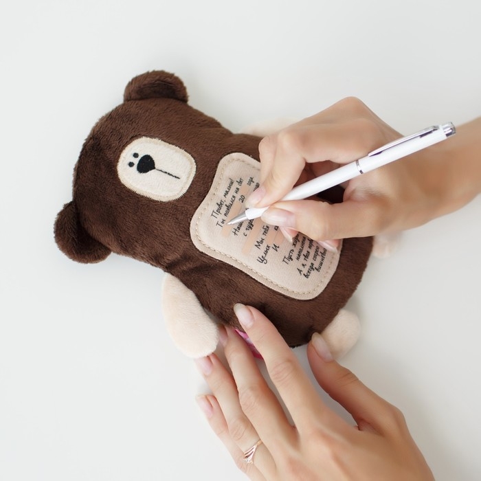 Мягкая игрушка 3 в 1 «Мишка» с метрикой, с вишнёвыми косточками, 19,5 см Мягкая игрушка 3 в 1 «Мишка» с метрикой, с вишнёвыми косточками, 19,5 см