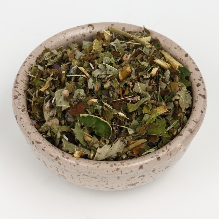 Подарочный набор новогодний &laquo;Счастья и достатка&raquo; : чай травяной, мёд кремовый хлопковый