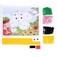 Набор для творчества: аппликация EVA крошкой и раскраска - наклейки &laquo;Милые насекомые&raquo;