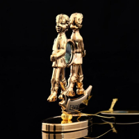 Сувенир знак зодиака &laquo;Близнецы&raquo;, 9,5&times;4&times;6,5 см, с кристаллом