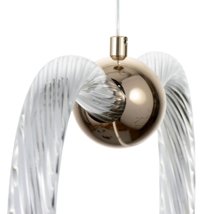 Светильник BayerLux Светильник BayerLux "Сердце" LED 36Вт золото 46х6х35-120 см