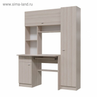 Стол рабочий АЛЬФА, Ясень шимо светлый Стол рабочий АЛЬФА, Ясень шимо светлый