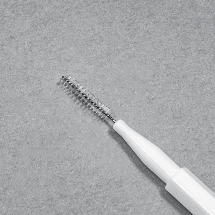 Щёточки - мини для бровей и ресниц, набор - 10 шт, 7 &times; 0,5 см, цвет белый