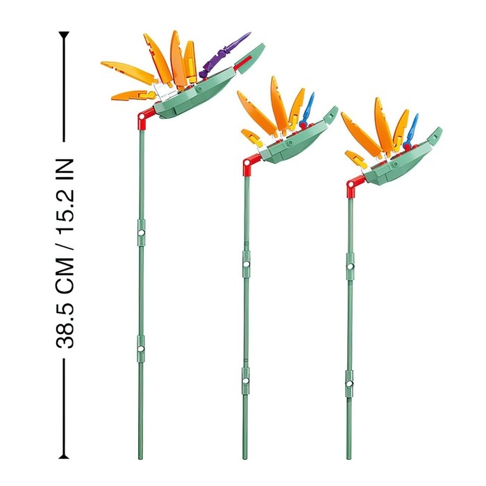 Конструктор «Цветы. Цветочная композиция», 269 деталей Конструктор «Цветы. Цветочная композиция», 269 деталей