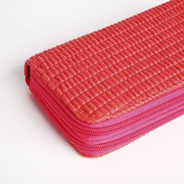 Кошелёк женский на молнии, цвет розовый Кошелёк женский на молнии, цвет розовый