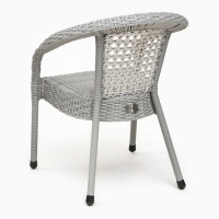 Кресло садовое из искусственного ротанга 60х70х80см серое Кресло садовое из искусственного ротанга 60х70х80см серое