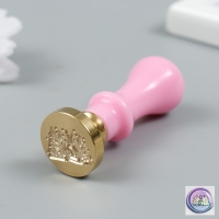 Печать для сургуча с пластиковой ручкой "Домик в зимнем лесу" 2,5х2,5 см Печать для сургуча с пластиковой ручкой "Домик в зимнем лесу" 2,5х2,5 см