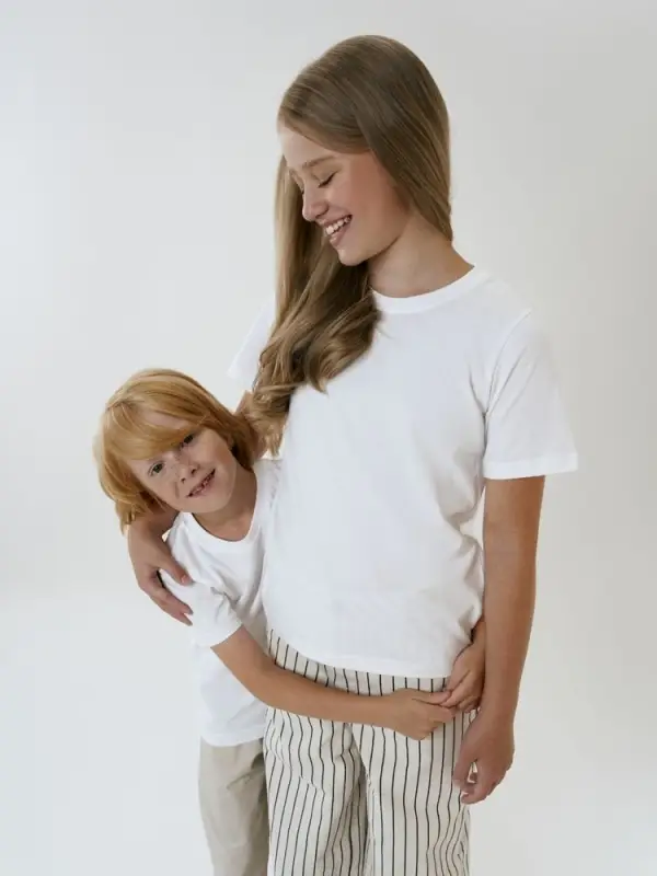 Футболка детская T-Bolka Kids, белая (белоснежная), 6 лет