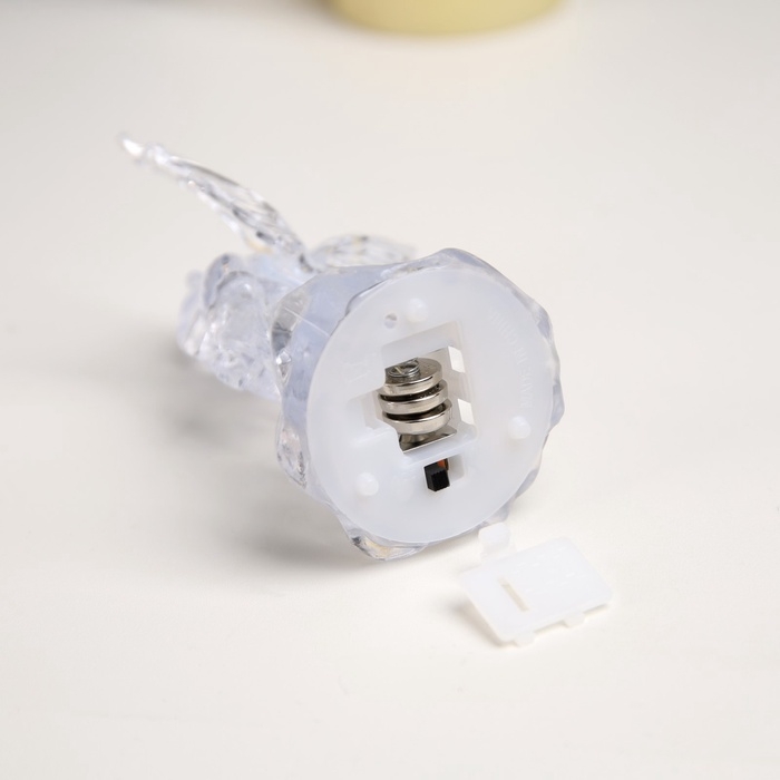 Ёлочная игрушка &laquo;Ангел&raquo; 9.5 см, батарейки LR1133х3 (в комплекте), свечение мульти (RGB)