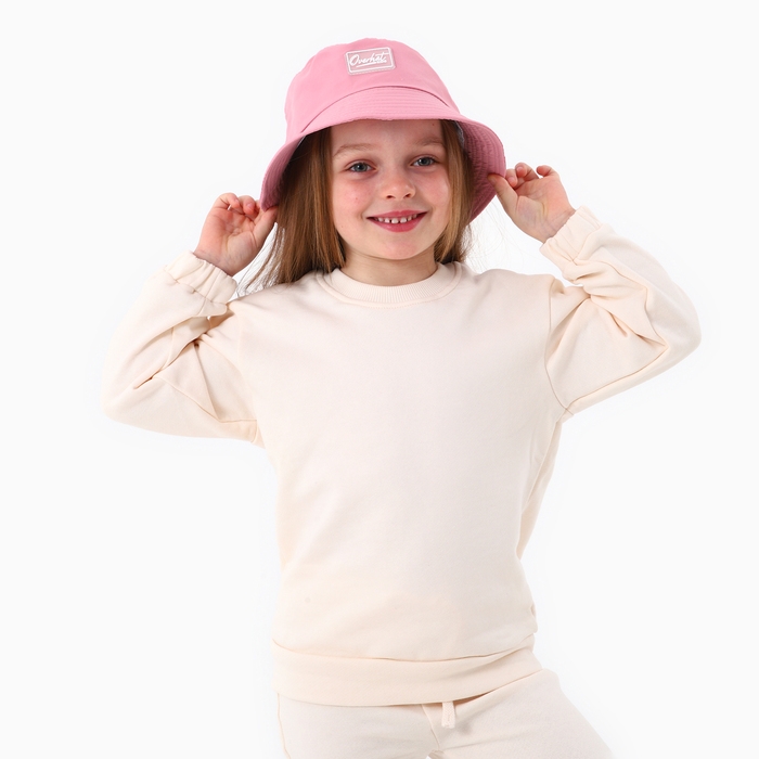 Панама детская для девочки, цвет розовый, р-р 52-54