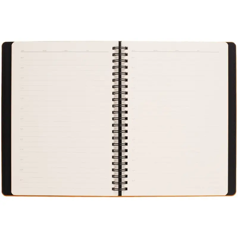 Ежедневник Spring Urban на заказ, недатированный, оранжевый