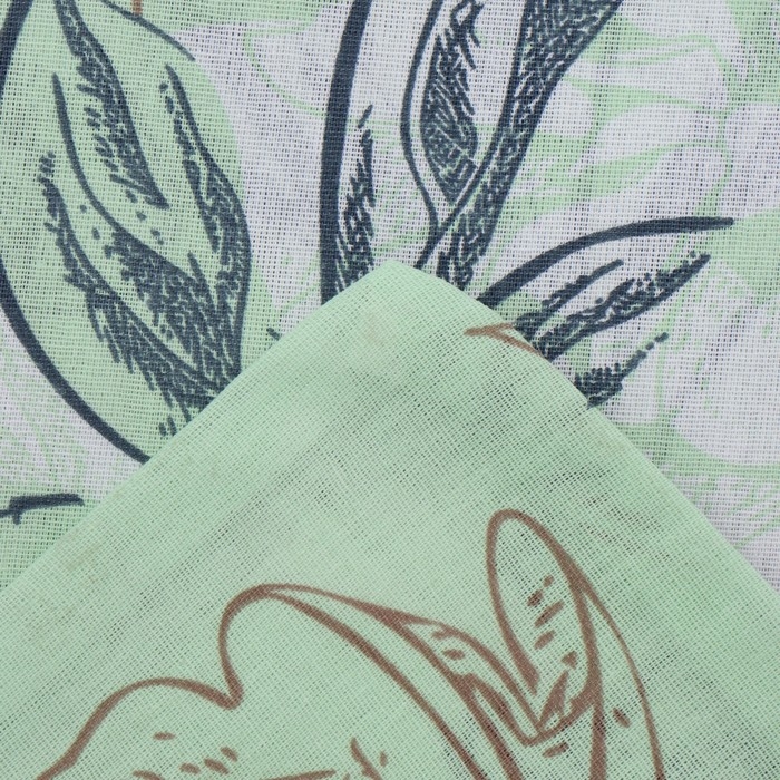 Пододеяльник 1,5 сп Экономь и Я Symphony:green, 147*210&plusmn;3  120 гр/м2,100%хлопок,бязь