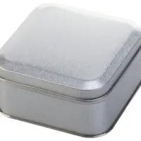 Коробка Pragmax S, квадратная, серебристая Коробка Pragmax S, квадратная, серебристая