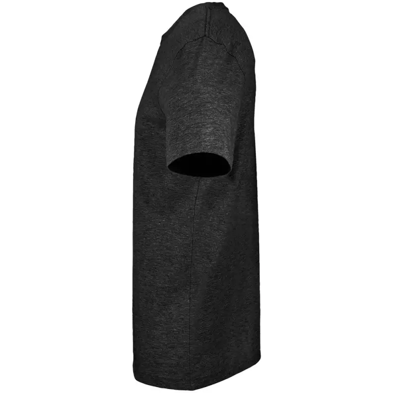 Футболка унисекс Tuner, черный меланж, размер M