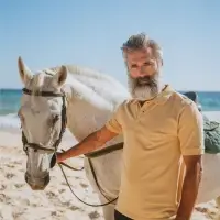 Рубашка поло мужская Adam, красная, размер L