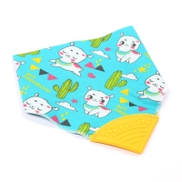 Нагрудник-бандана/слюнявчик для кормления «Крутышка» непромокаемый с прорезывателем, на кнопке Нагрудник-бандана/слюнявчик для кормления «Крутышка» непромокаемый с прорезывателем, на кнопке