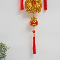 Подвеска пластик, текстиль "Рыбы Юй - На счастье" 23х89 см Подвеска пластик, текстиль "Рыбы Юй - На счастье" 23х89 см