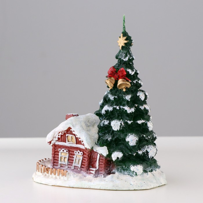 Свеча декоративная Свеча декоративная "Зимний праздник", 8х11,5х13,5 см