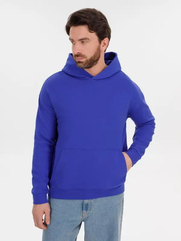 Худи оверсайз унисекс Outshine, ярко-синее, размер XS/S