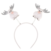 Новый год! Карнавальный ободок &laquo;Олень&raquo;, цвет серебряный