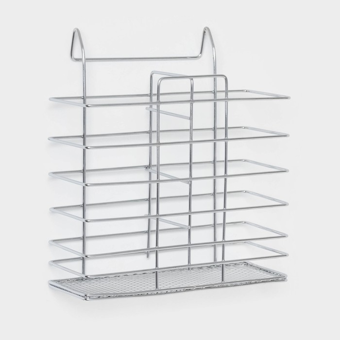 Сушилка для посуды Доляна &laquo;Стойка&raquo;, S-образная, 40&times;23,5&times;34 см, цвет хром