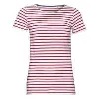 Футболка Miles Women белая с красным, размер M