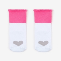 Набор носков для девочки махровые Крошка Я "Girl", 2 пары, размер 8-10 см