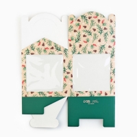 Коробка кондитерская с окном, сундук, «С Новым годом!» 20 х 20 х 20 см, Новый год Коробка кондитерская с окном, сундук, «С Новым годом!» 20 х 20 х 20 см, Новый год