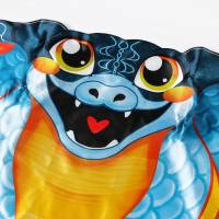 Карнавальный набор "Прикольная Змейка", накидка, маска, цвет синий Карнавальный набор "Прикольная Змейка", накидка, маска, цвет синий