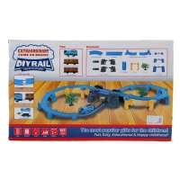 Железная дорога &laquo;Скорый поезд&raquo;, работает от батареек, световые и звуковые эффекты