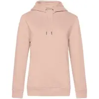 Толстовка с капюшоном женская Queen, розовая, размер S